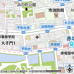 赤坂ランドマークタワー周辺の地図