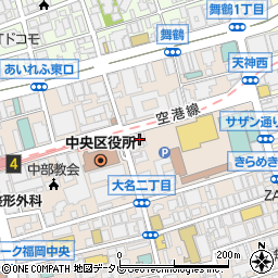 福岡天神がんクリニック周辺の地図