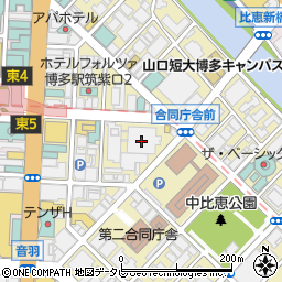 ドラッグイレブン　博多駅筑紫口店周辺の地図
