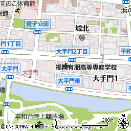 トヨタレンタリース博多福岡赤坂店周辺の地図