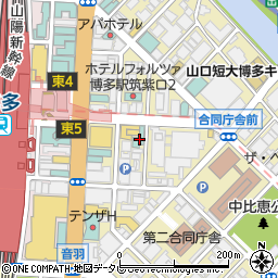 ＪＲ九州ホテルブラッサム福岡周辺の地図