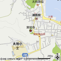 東明寺周辺の地図