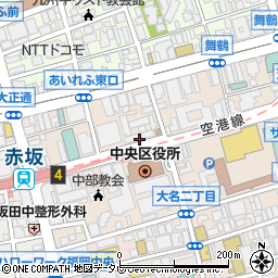 ザ・エステティック福岡周辺の地図