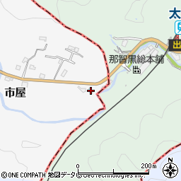 和歌山県東牟婁郡那智勝浦町市屋42周辺の地図