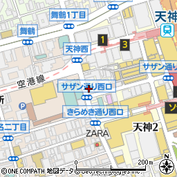 幸せのパンケーキ 福岡天神店周辺の地図