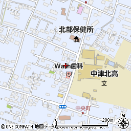 中津研修センター周辺の地図