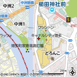 グランド・ハイアット・福岡周辺の地図