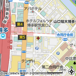 株式会社ワイシステムサポート　博多オフィス周辺の地図