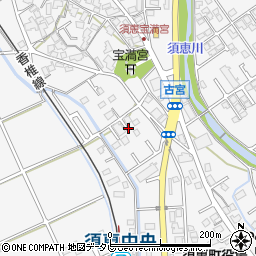 福岡県糟屋郡須惠町須惠周辺の地図