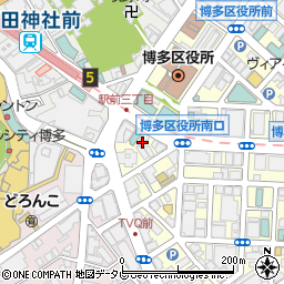 増成織ネーム株式会社　福岡営業所周辺の地図