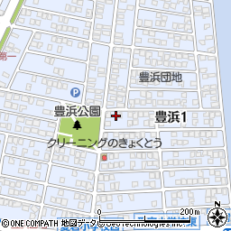 福岡県福岡市西区豊浜周辺の地図