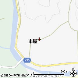 和歌山県東牟婁郡那智勝浦町市屋879周辺の地図