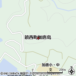 佐賀県唐津市鎮西町加唐島周辺の地図