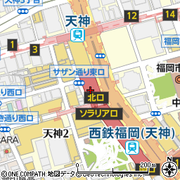 ソラリアステージビルソラリアステージ専門店街地下２階　ひょうたんの回転寿司周辺の地図