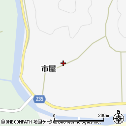 和歌山県東牟婁郡那智勝浦町市屋876周辺の地図
