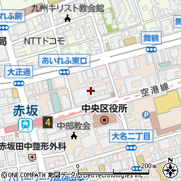 福岡県麻雀業組合連合会周辺の地図
