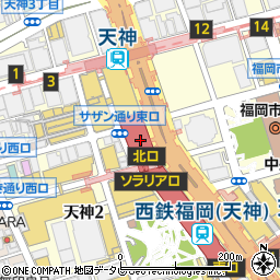 ドトールコーヒーショップ 西鉄福岡駅店周辺の地図