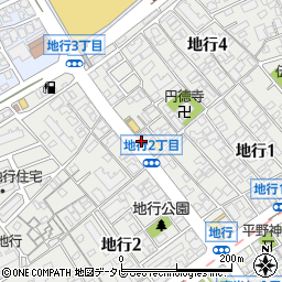 飯塚信用金庫福岡地行支店周辺の地図