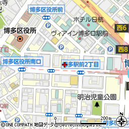 リロの賃貸ルーム　博多駅前店周辺の地図