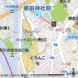 キャナルシティ博多﻿(高速専用)周辺の地図