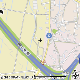 福岡県豊前市大西725周辺の地図