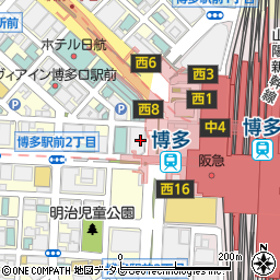 福岡センタービル周辺の地図