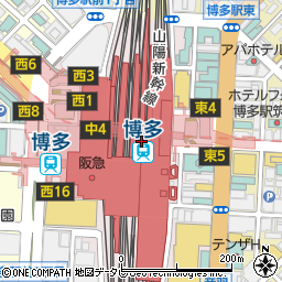 博多駅 福岡県福岡市博多区 駅 路線図から地図を検索 マピオン