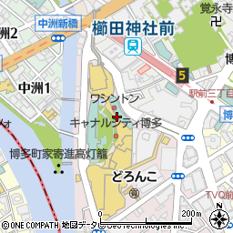 博多天ぷらたかお周辺の地図