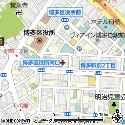 福岡銀行　福岡コンピューターサービス周辺の地図