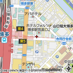 株式会社三好不動産　博多駅筑紫口店周辺の地図