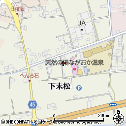 高知県南国市下末松190周辺の地図