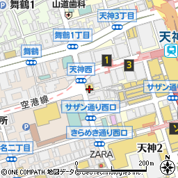 カードラボ　福岡天神店周辺の地図