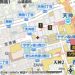 ＳＭＢＣ信託銀行　福岡支店周辺の地図