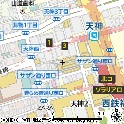 ドトールコーヒーショップ 福岡新天町店周辺の地図