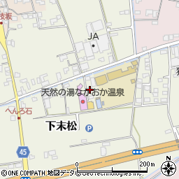 高知県南国市下末松105-7周辺の地図