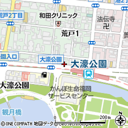 ａｐｏｌｌｏｓｔａｔｉｏｎセルフ大濠ＳＳ周辺の地図