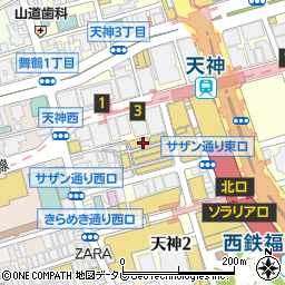 コクミン　九州事務所周辺の地図