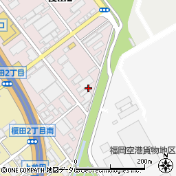 上牟田川周辺の地図