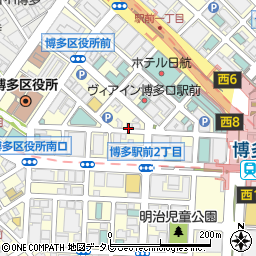株式会社アスリートＲ‐ｅｓｔａｔｅ　博多店周辺の地図