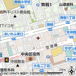 株式会社内田洋行九州支店周辺の地図