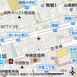 スペイン名誉領事館（福岡）周辺の地図