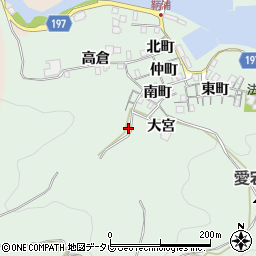 徳島県海部郡海陽町鞆浦南町16周辺の地図