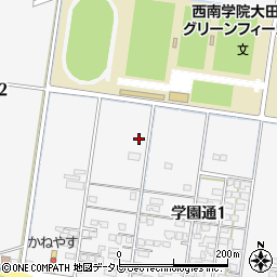 福岡県福岡市西区学園通周辺の地図