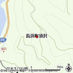 愛媛県大洲市長浜町須沢周辺の地図