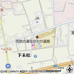 高知県南国市下末松104-2周辺の地図