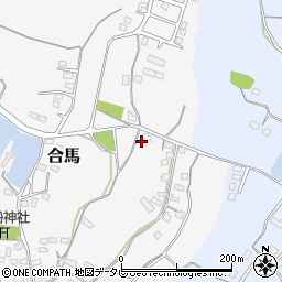 大分県中津市合馬96周辺の地図