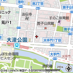 新日本法規出販福岡支社周辺の地図