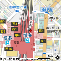 竹乃屋 博多デイトス店周辺の地図