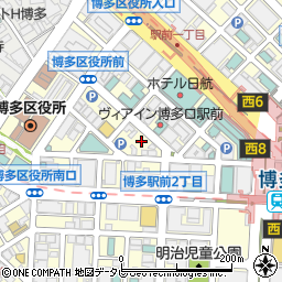 駅前２丁目パーキング周辺の地図