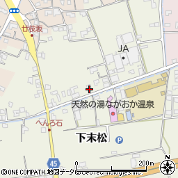 高知県南国市下末松168周辺の地図
